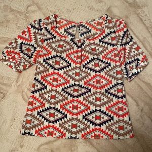 Short sleeve blouse